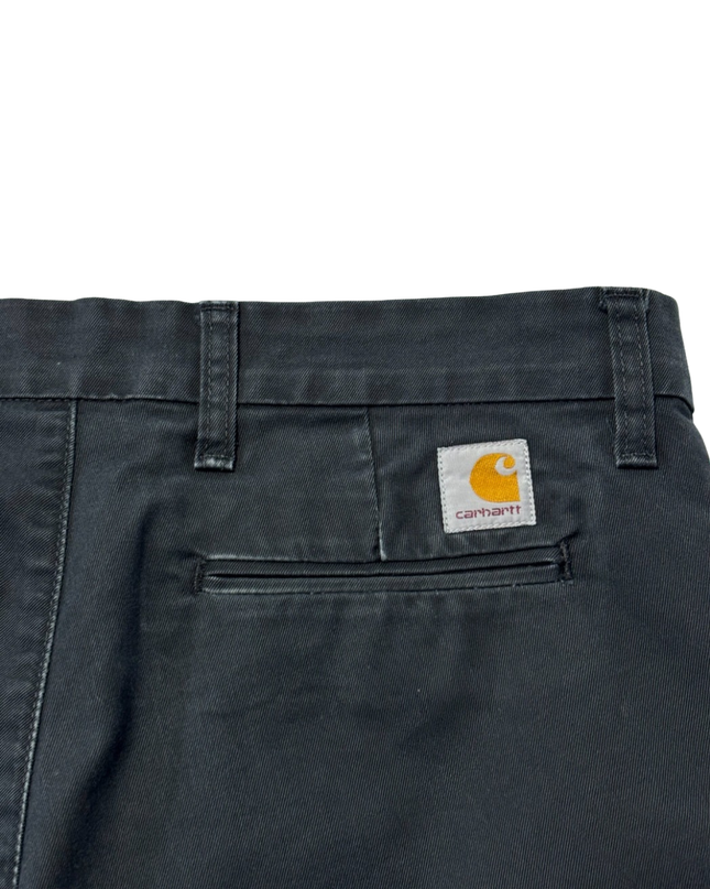 Carhartt WIP Black Sid Pant Slim Fit Chinos