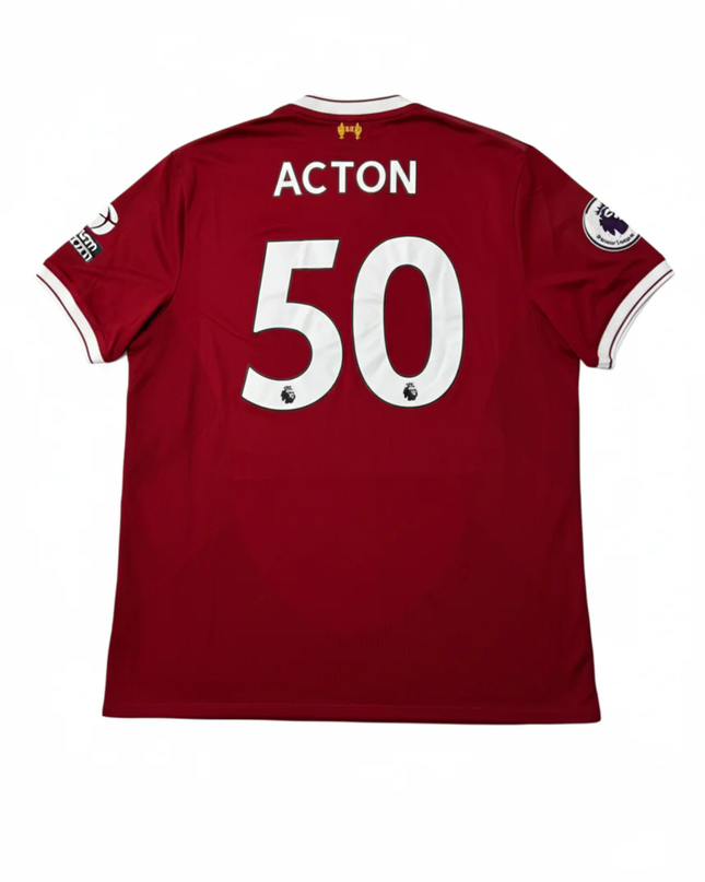 New Balance Red Liverpool FC 125 Years Anniversary ACTON 50 Jersey