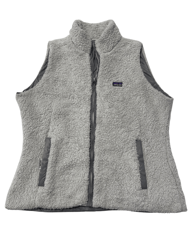 Patagonia Grey High-Pile Fleece Vest