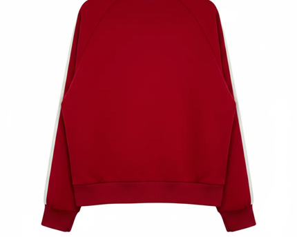 Puma Red Sporty Logo Zip-Up Track Jacket