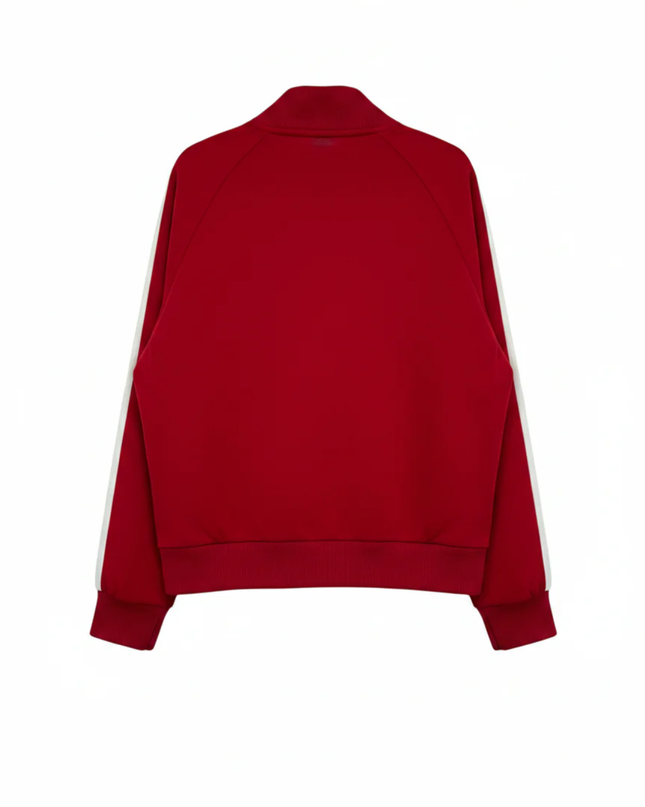 Puma Red Sporty Logo Zip-Up Track Jacket