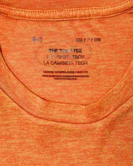 Under Armour Orange Heather Tech Performance Training T-Shirt