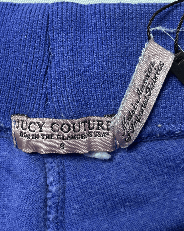 Juicy Couture Royal Blue Velour Heart Logo Track Pants