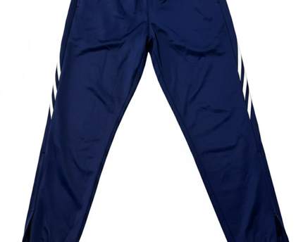 Adidas Navy Blue Three-Stripe Men's Track Pants