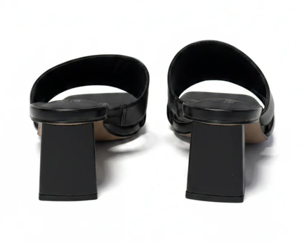 Call It Spring Black Block Heel Strappy Sandals