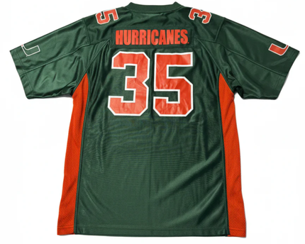 Starter Green Miami Hurricanes Collegiate Football Jersey