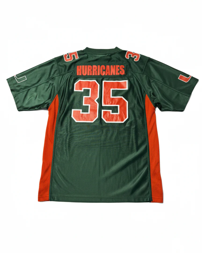 Starter Green Miami Hurricanes Collegiate Football Jersey