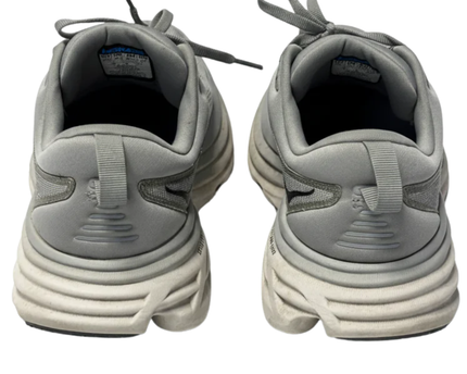 Hoka Gray Bondi 8 Men's Running Shoes