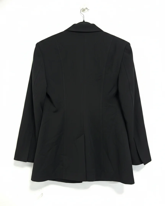 K/ZN Black Collarless Tailored Blazer W/Tags