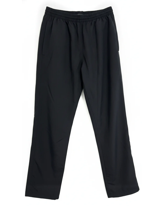 Adidas Black Athletic Zip-Pocket Track Pants