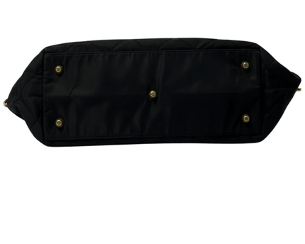 Prada Black Quilted Tessuto Nylon Chain Shoulder Bag
