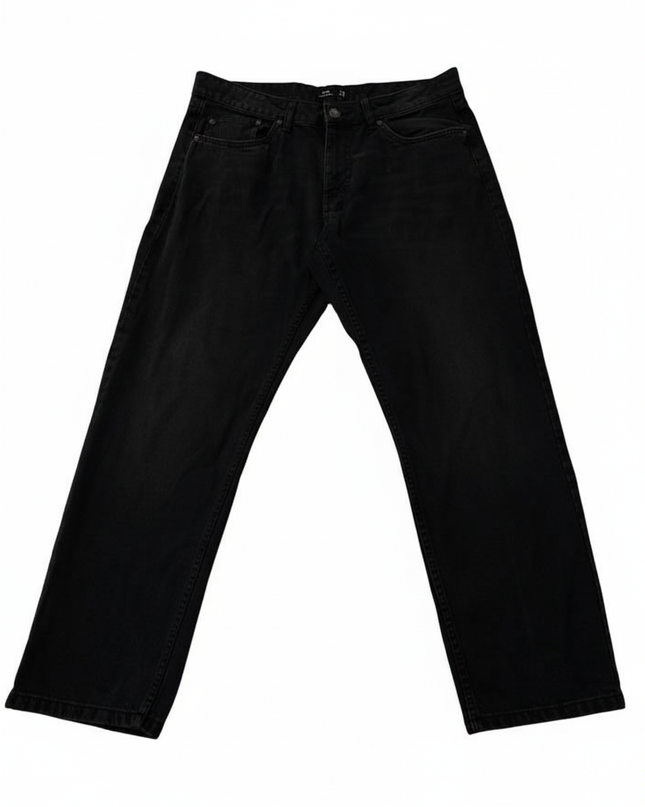 Sinsay Black Straight Leg Denim Jeans