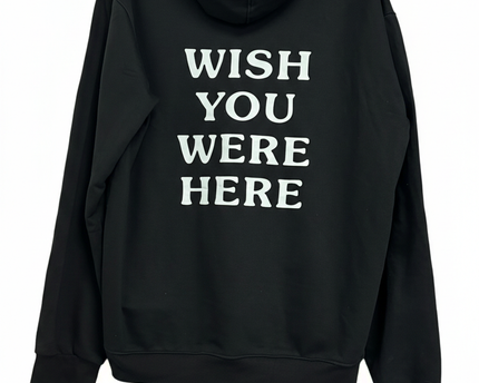 Astroworld Black Graphic Wish You Were Here Hoodie