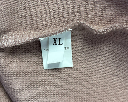 Mauve Notched Lapel Mid-Length Coat