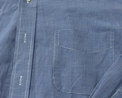 Ralph Lauren Blue Micro-Check Non-Iron Dress Shirt