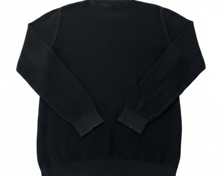 BOSS Black Waffle Knit Crewneck Sweater