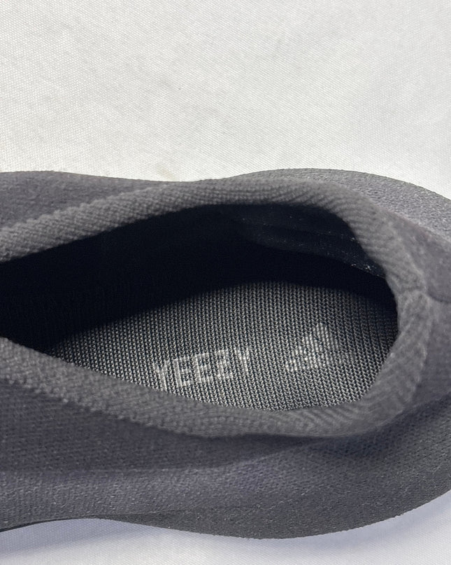Adidas Black Knit Yeezy Slip-On Shoes