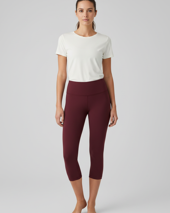 Lululemon Burgundy Align High-Rise Leggings