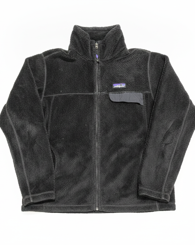 Patagonia Black High-Pile Fleece Jacket