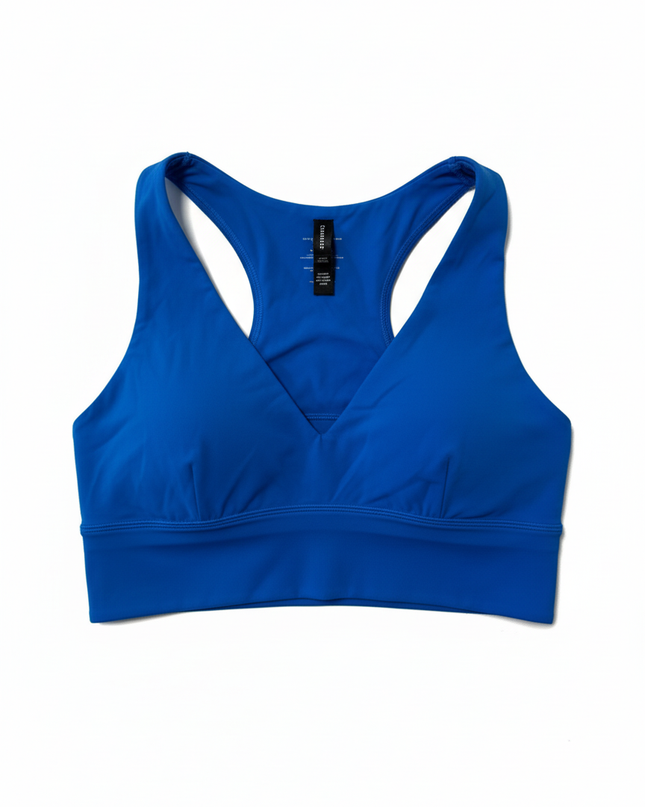 Lululemon Bright Blue V-Neck Align Sports Bra