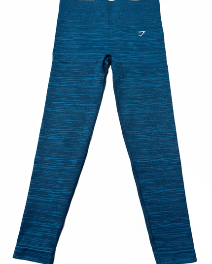 Gymshark Vital Seamless Marl High-Waisted Teal Blue Leggings