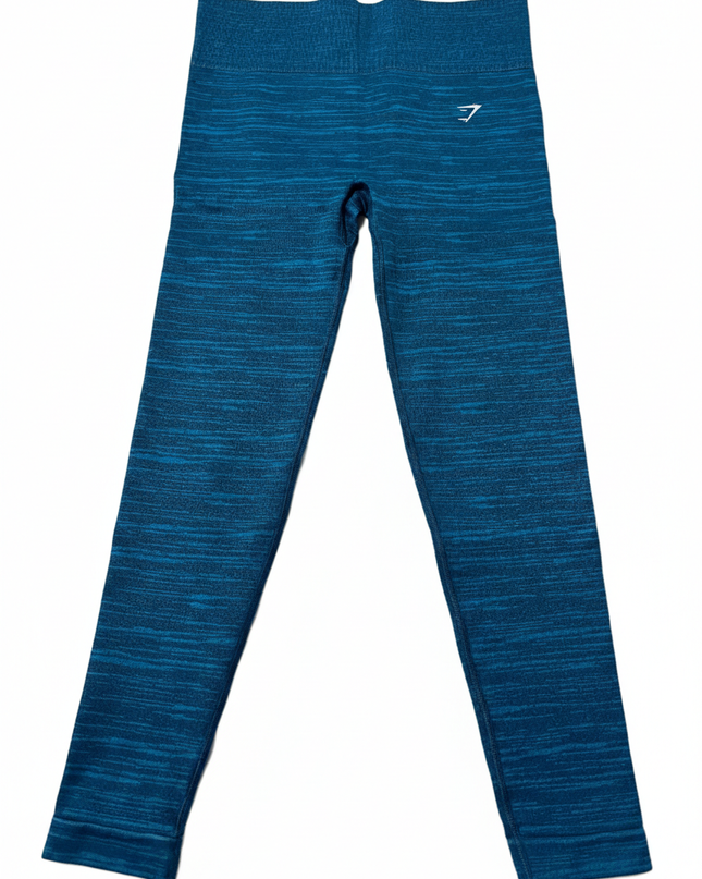 Gymshark Vital Seamless Marl High-Waisted Teal Blue Leggings