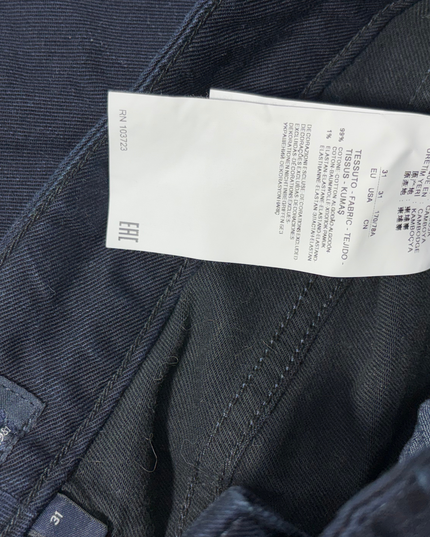 Armani Jeans Black Studded Pocket Denim – Slim Fit - M | Waist 31