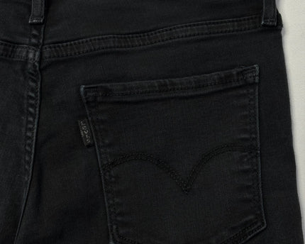 Levi's 314 Shaping Straight Leg Black Jeans