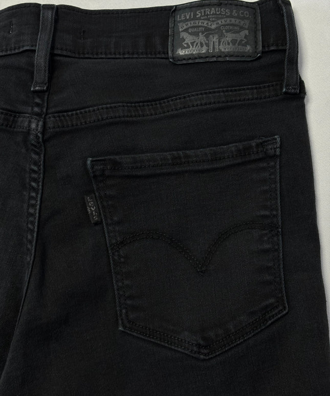 Levi's 314 Shaping Straight Leg Black Jeans