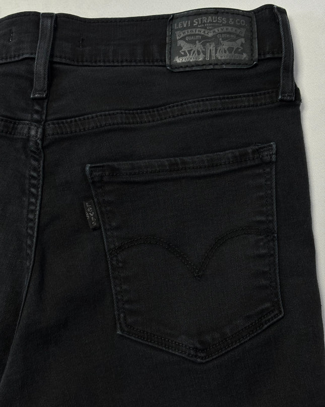 Levi's 314 Shaping Straight Leg Black Jeans