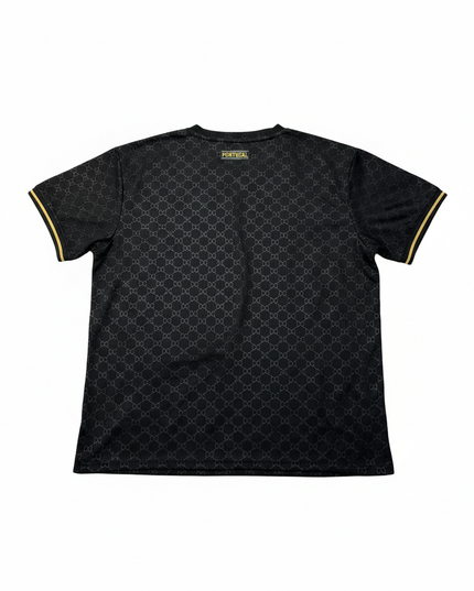 Força Portugal Black Performance Training Jersey