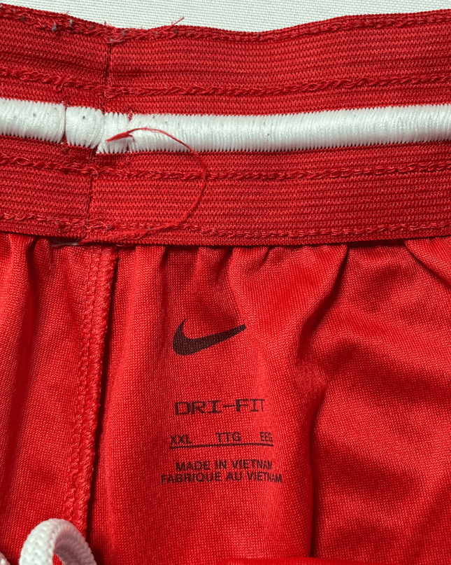 Nike Dri-Fit Big Swoosh Red Basketball Shorts