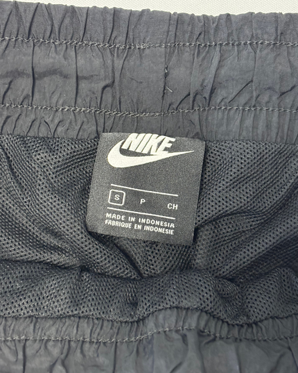 Nike Black Crinkle Nylon Cargo Track Pants
