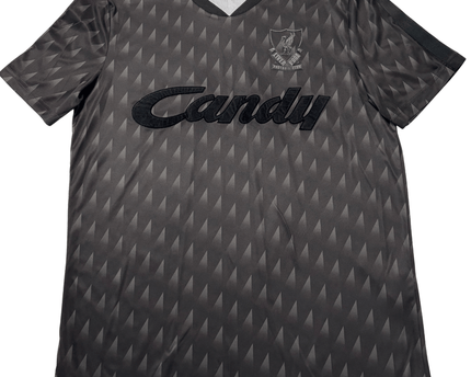 Liverpool 1989-91 Blackout Retro Candy Away Jersey