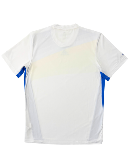 Adidas Adizero Climacool White & Blue Gradient Performance T-Shirt