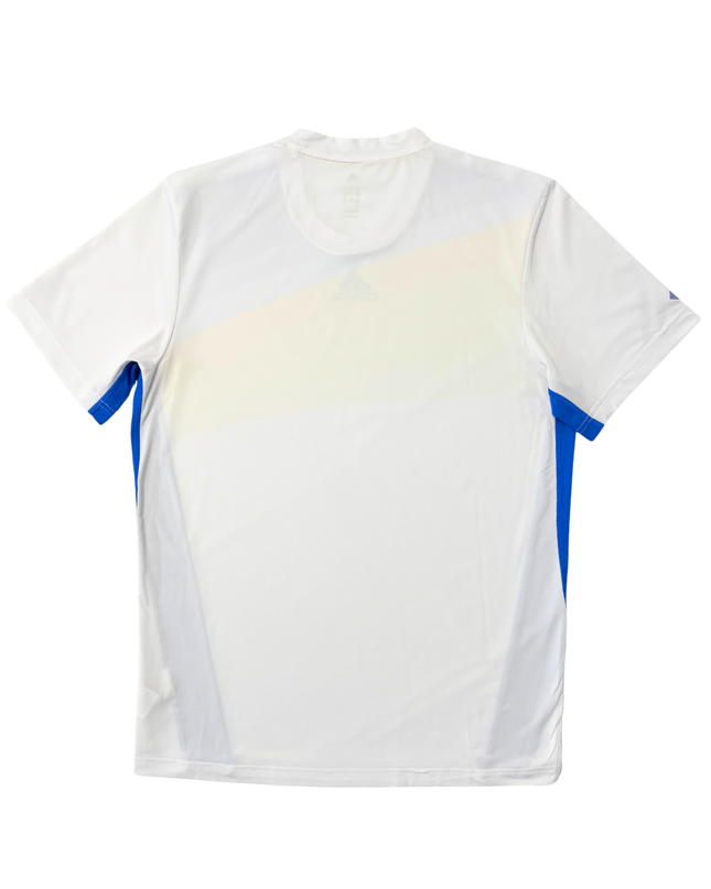 Adidas Adizero Climacool White & Blue Gradient Performance T-Shirt
