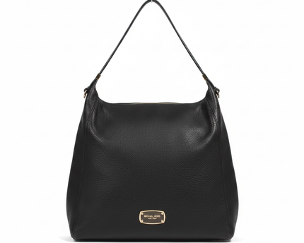 Michael Kors Black Pebbled Leather Hobo Shoulder Bag