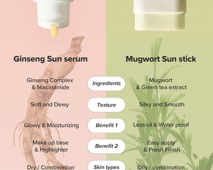 Beauty of Joseon Matte Sun Stick: Mugwort + Camilia SPF50+ PA++++ 18g