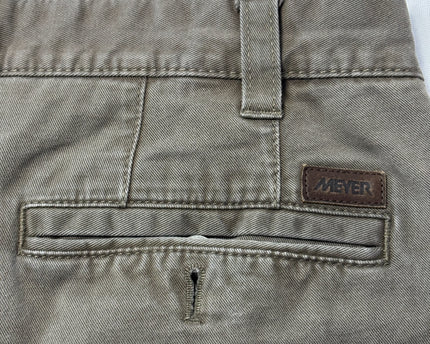 Meyer Brown Stretch Chino Pants