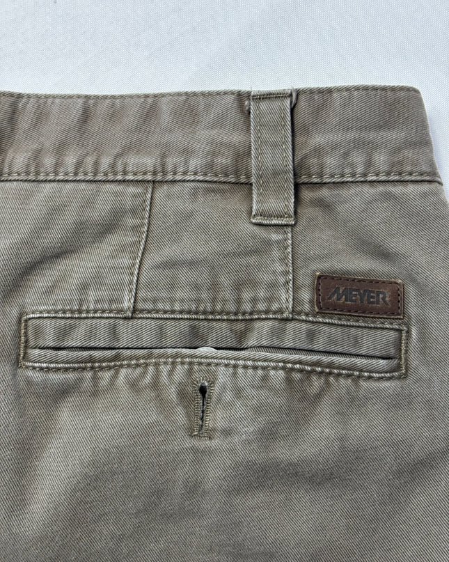 Meyer Brown Stretch Chino Pants
