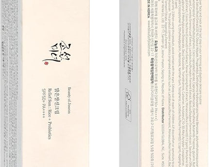 Beauty of Joseon Relief Sun: Rice + Probiotics SPF50+ PA++++ 50ml