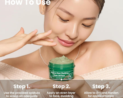 AXIS-Y Mugwort Pore Clarifying Wash Off Pack 100ml