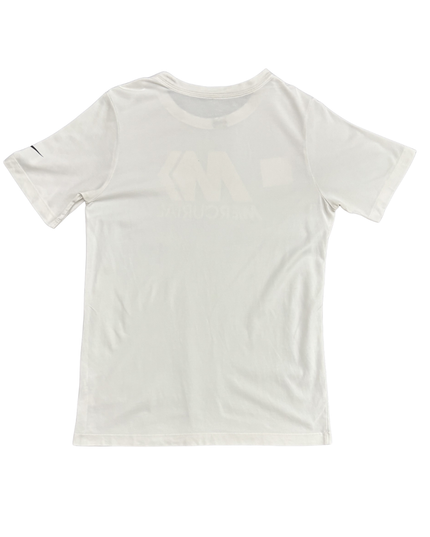 Nike Mercurial Multi-Color Logo White Dri-Fit T-Shirt - XS