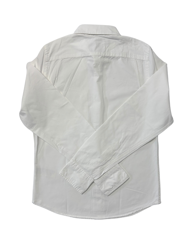 Abercrombie & Fitch Muscle Fit White Button-Down Shirt - M