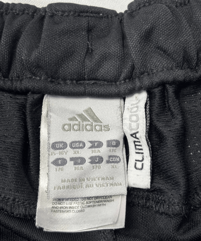 Adidas ClimaCool Black & White Striped Track Pants