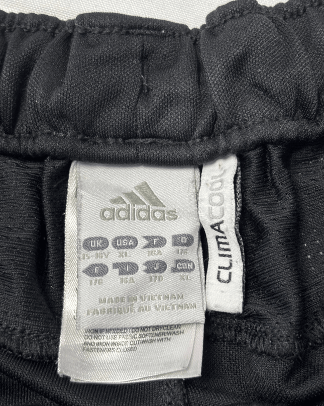 Adidas ClimaCool Black & White Striped Track Pants