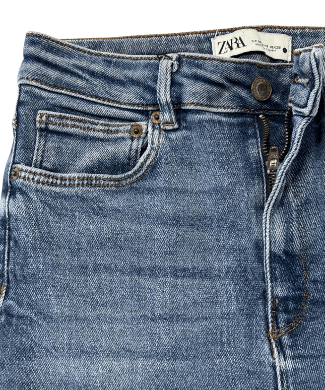 ZARA Skinny Fit Blue Jeans - High Waist