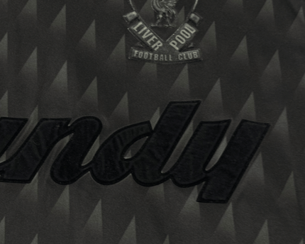 Liverpool 1989-91 Blackout Retro Candy Away Jersey