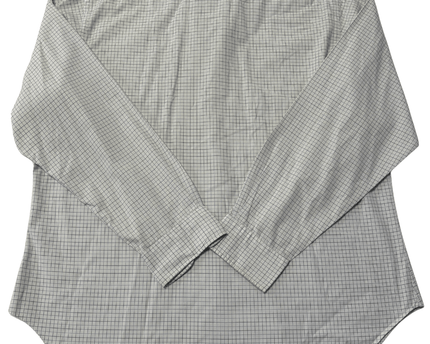 Ralph Lauren Navy Grid Check White Cotton Shirt