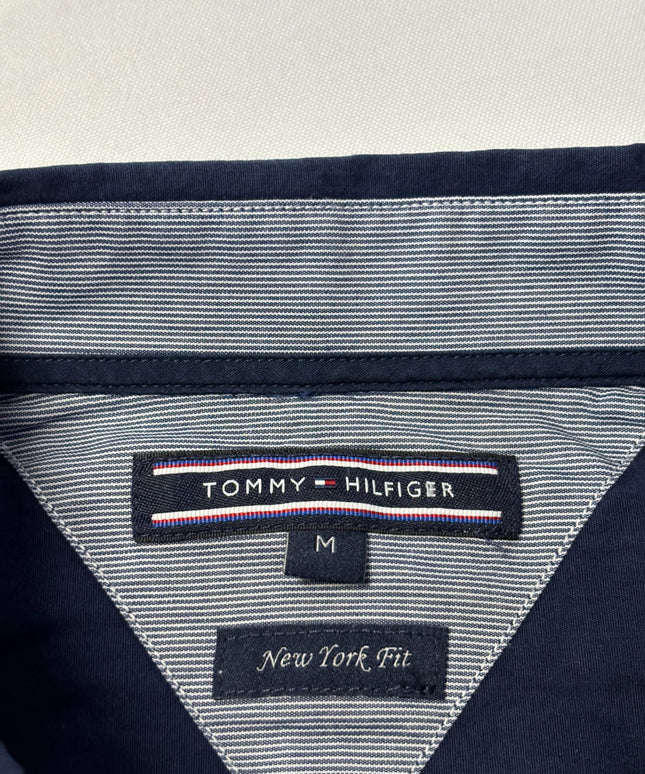 Tommy Hilfiger Navy Blue Long-Sleeve Button-Down Shirt